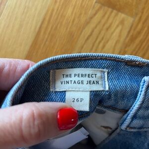 Madewell High Rise Perfect Vintage Jeans - Light Blue